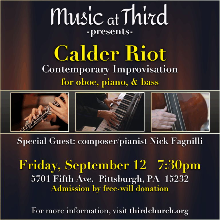 Music at Third: Calder Riot with special guest Nick Fagnilli | Third ...